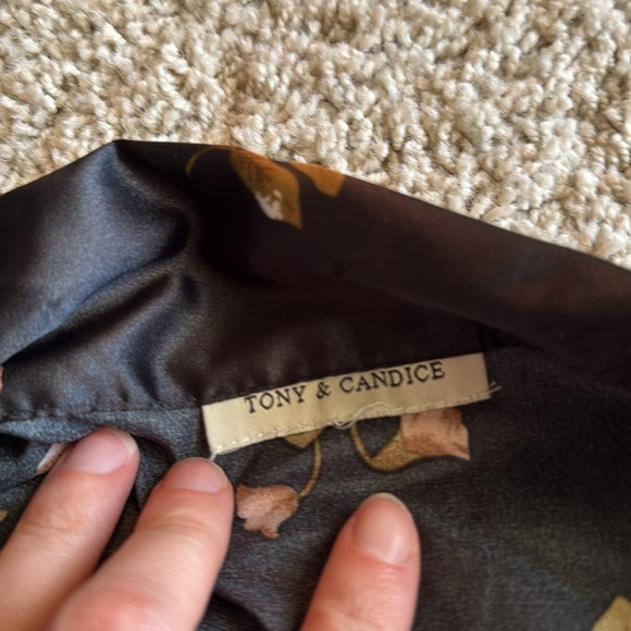 Tony & Candice Women's Classic Satin Pajama Set Adult Sleepwear - Picture 4 of 12